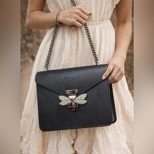 Persaman New York Anetta made in Italy 100% leather purse Crossbody